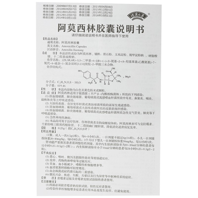 阿莫西林胶囊,阿莫西林胶囊,胶囊_0.25gx24粒/盒,集药方舟 | 药品零售 | 电商平台