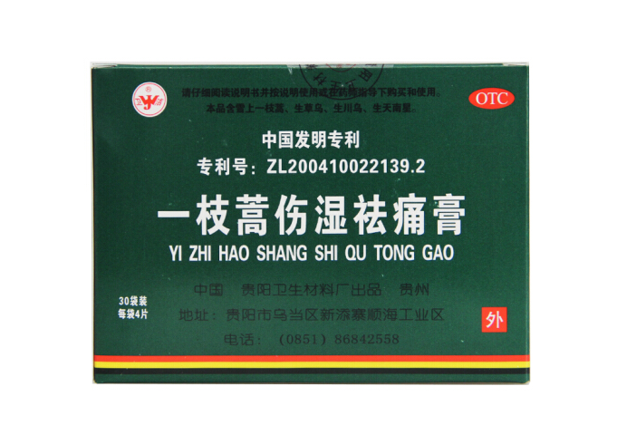 一枝蒿伤湿祛痛膏5cm65cm