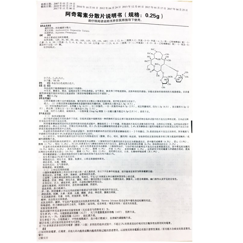 1商维商城演示版2测试3演示版4阿奇霉素分散片(九州通)5阿奇霉素分散片612.0470.25g*8片8片剂9新华制药(高密)有限公司