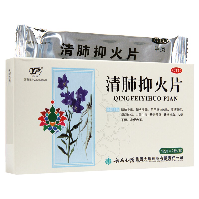清肺抑火片,清肺抑火片,片剂_0.6g24片,集药方舟 | 药品零售 | 电商平台