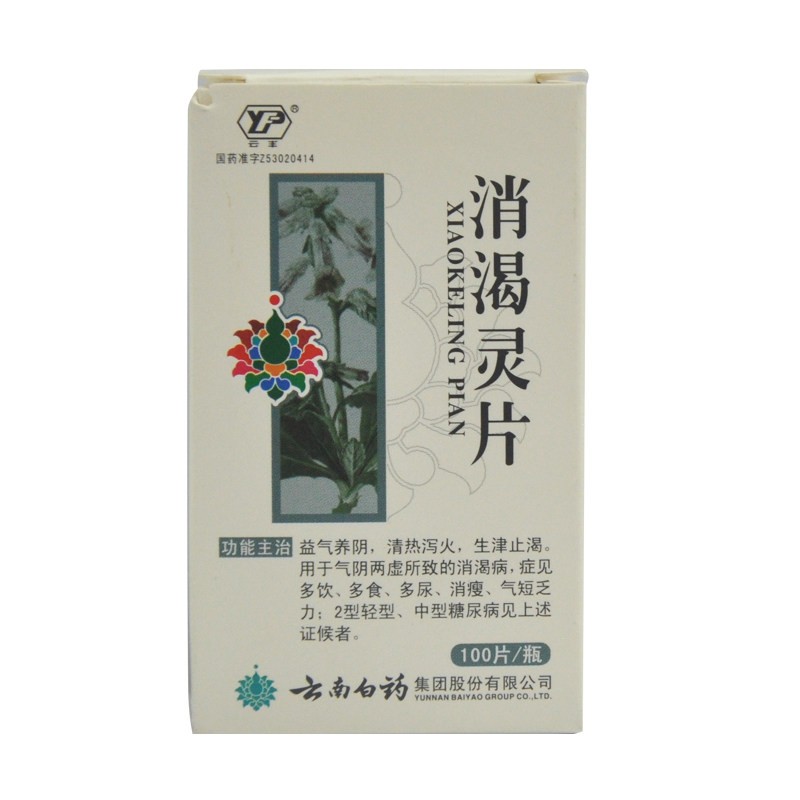 1商维商城演示版2测试3演示版4消渴灵片(云南白药)5消渴灵片613.1370.36g*100片8片剂9云南白药集团股份有限公司